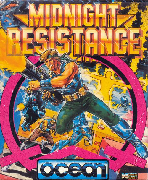 Midnight Resistance box art for Sega Genesis